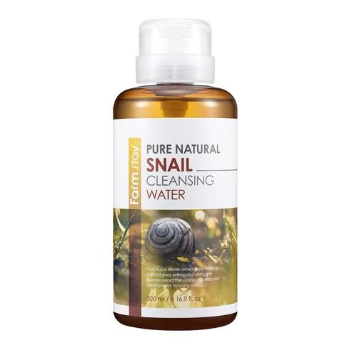 Очищающая вода Farm Stay pure natural snail cleansing water