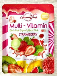 Grace day Тканевая маска для лица Multi-vitamin Strawberry