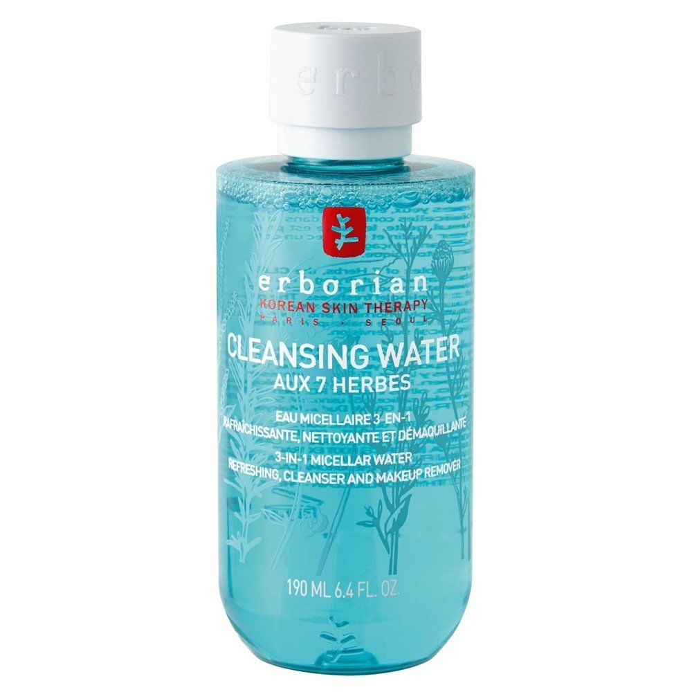 Мицеллярная Вода Erborian Cleansing water AUX 7 herbes 190 ml