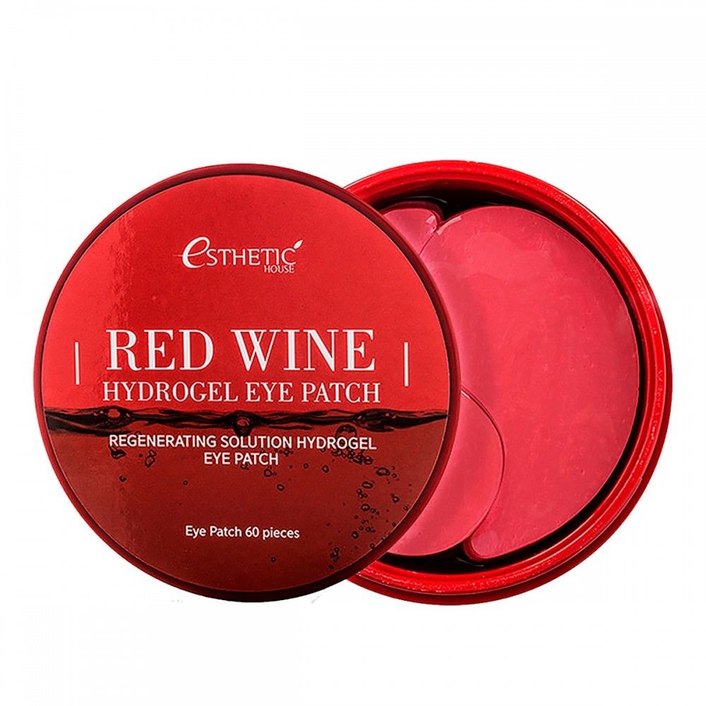 Esthetic house red wine hydrogel eye patch 60шт
