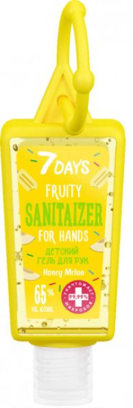 7 Days Гель-санитайзер для рук Honey melon