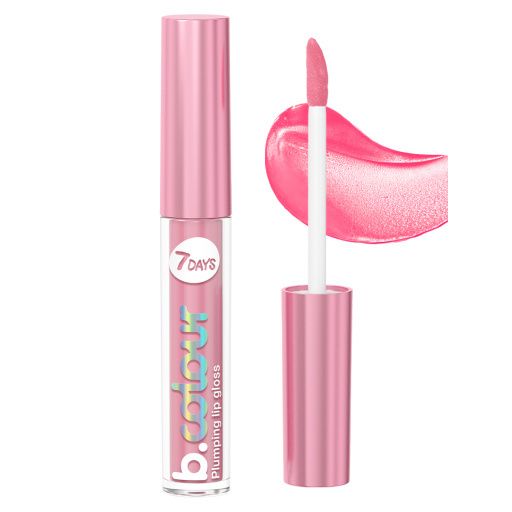 Блеск для губ с эффектом плампинга 7 Days b.colour 02 Soft pink