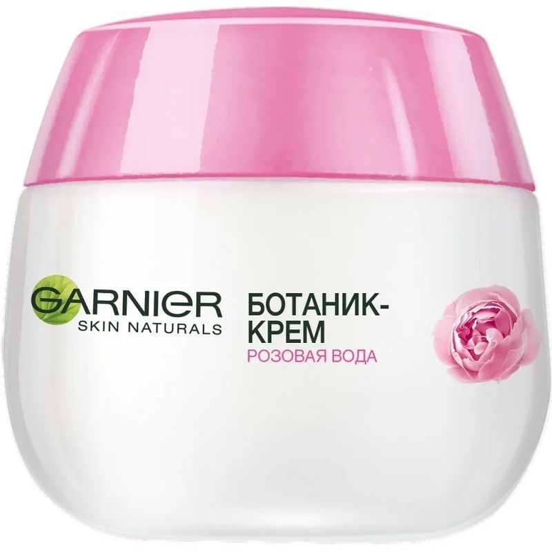 Крем для лица Garnier Основной уход Розовая вода для сухой и чувствительной кожи (50 мл)