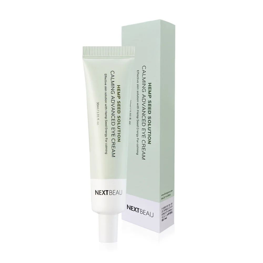 Nextbeau Hemp seed solution Успокаивающий крем для кожи вокруг глаз