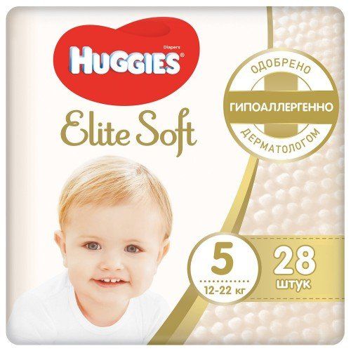 Подгузники Huggies Elite Soft Jumbo (5) 4*28sht