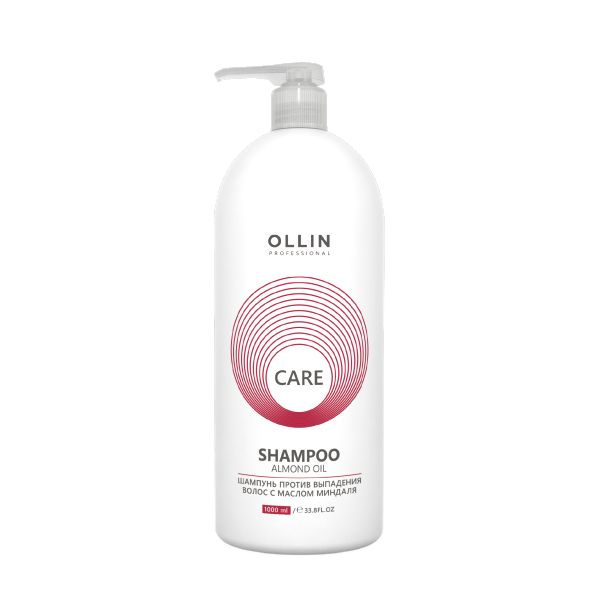 OLLIN Шампунь против выпадения волос с маслом миндаля Care Almond Oil Shampoo 1000 мл