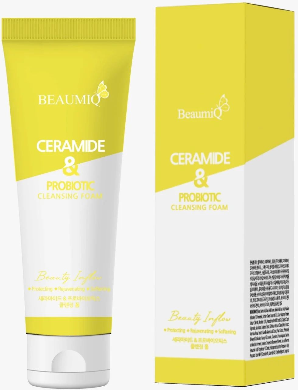 BeaumiQ Пенка для умывания Ceramide & Probiotic