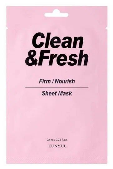 EUNYUL clean fresh mask firm\nourish sheet маска для лица подтягивание и питание