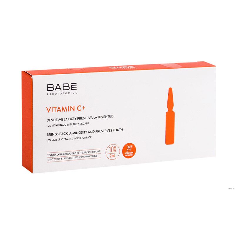 Babe витамин с + ампулы-концентрат для гладкости и омоложения кожи 10*2мл