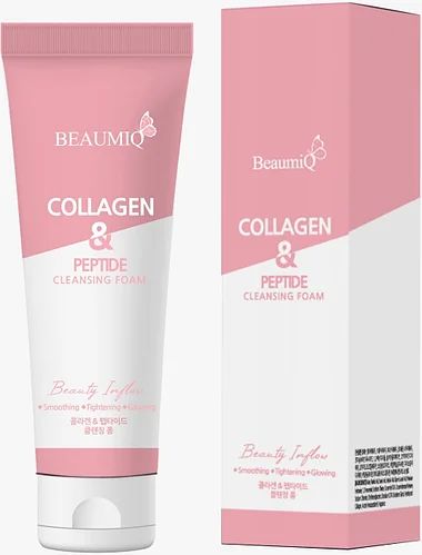 BeaumiQ Пенка для умывания Collagen & Peptide