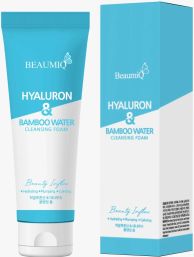 Пенка для умывания BeaumiQ Hyaluron & Bamboo water