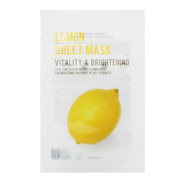 EUNYUL purity lemon sheet mask маска для лица с лимоном