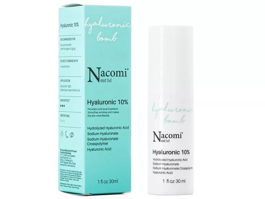 Nacomi сыворотка для лица гиалуроновая кислота 10% 30 мл