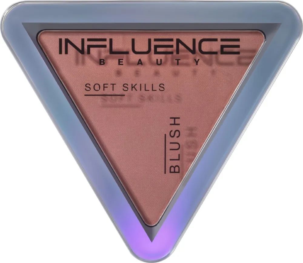 Influence Румяна компактный Soft skills 04 натуральный холодный розовый м