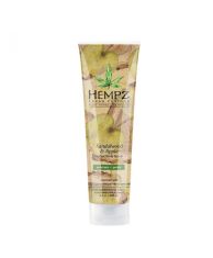 Сахарный скраб Hempz sandalwood & apple herbal body scrub exfoliate & polish