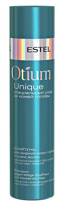 ESTEL Шампунь Professional Otium Unique для жирной кожи головы и сухих волос 250 мл
