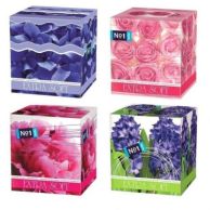 Bella Вытяжные салфетки Extra Soft (пиония, голубые лепестки, фиолетовая роза) 80 бокс