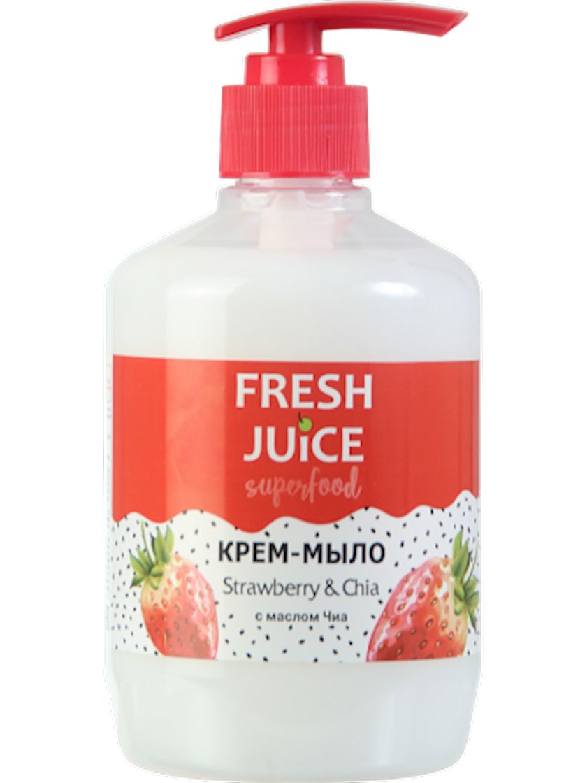 Fresh Juice Жидкое мыло Fresh JuiceStrawberry & Chia 460г