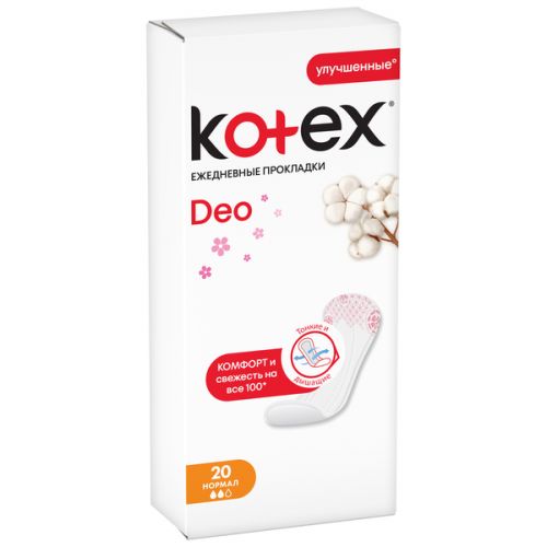 Прокладки ежедневные Kotex Ultraslim Deo, 20 шт