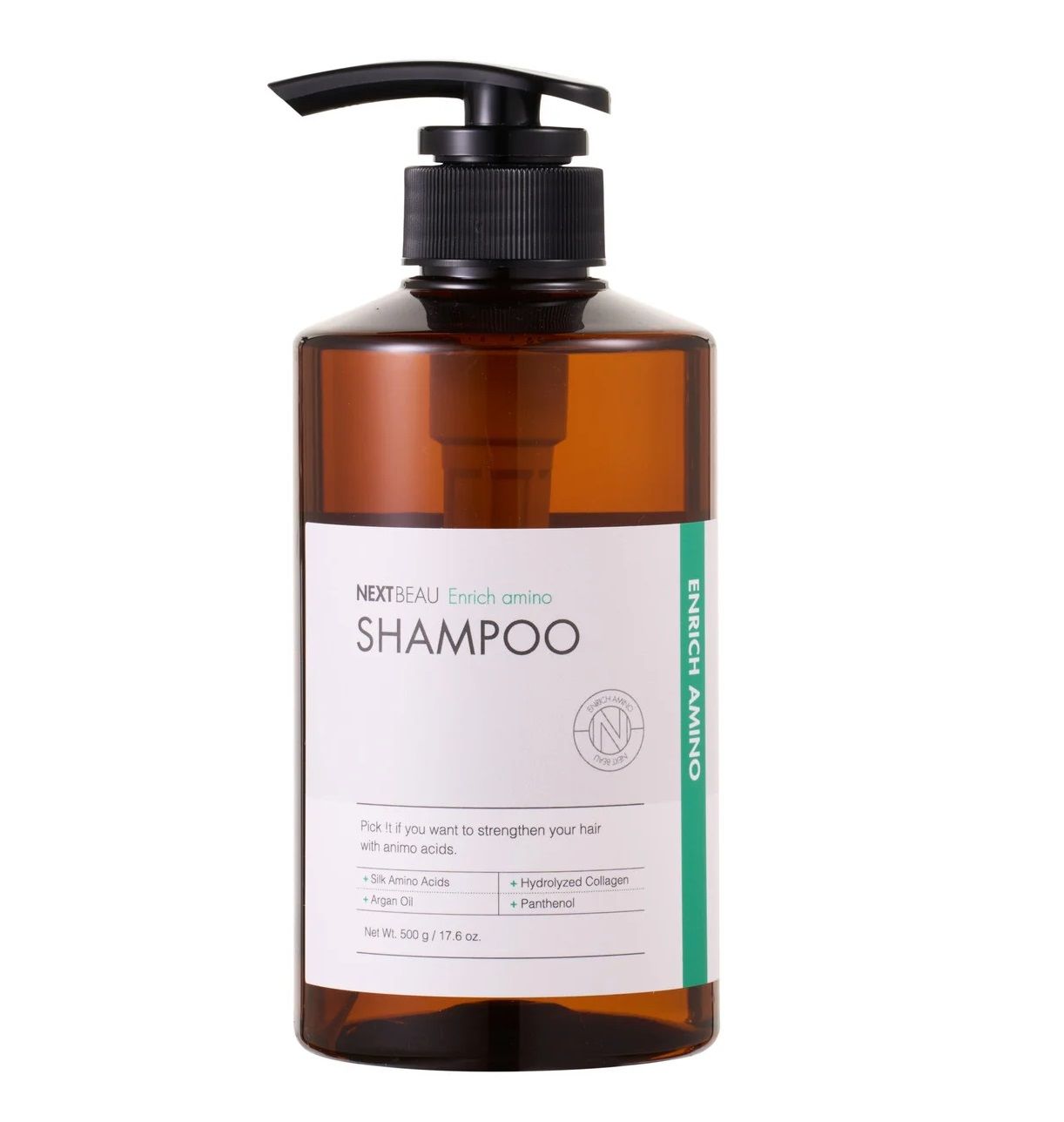 Шампунь укрепляющий Nextbeau Shampoo enrich amino hair strengtheng 500ml