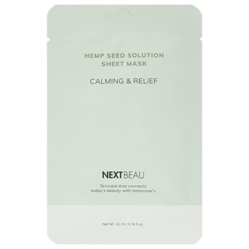 NextBeau Тканевая маска для лица Hemp Seed Solution Sheet Mask