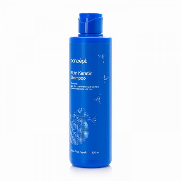 Concept Шампунь для восстановления волос Nutri Keratin shampoo, 300 мл