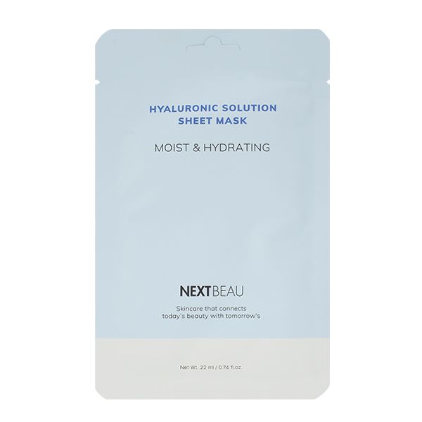 Тканевая маска NextBeau hyaluronic solution sheet mask moist&hydrating