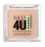 Пудра-хайлайтер Parisa "Base 4U" для макияжа лица, тон 01