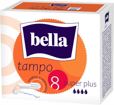 Гигиенические тампоны Premium Comfort super A8 без аппликатора Bella