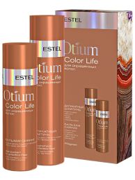 Набор для окрашенных волос ESTEL Otium  Color Life шампунь 250 мл , бальзам 200 мл)