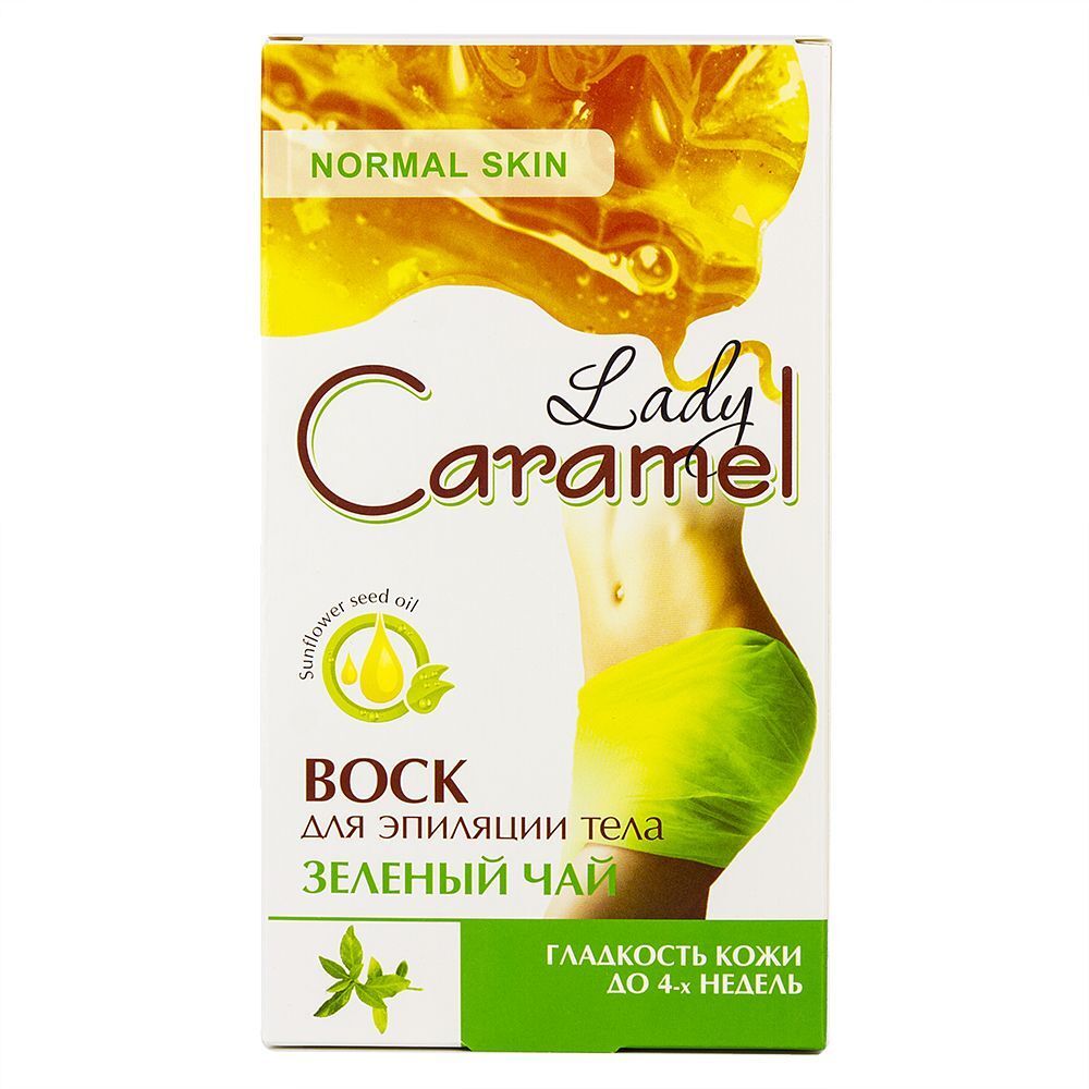 Полоски для эпиляции Lady Carame Зеленый чай 16