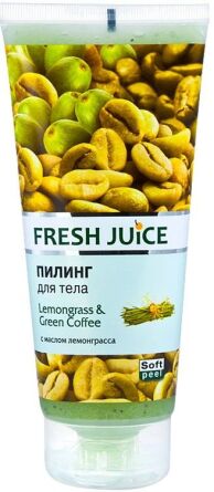 Пилинг для тела Fresh Juice Lemongrass & Green Coffee 200мл