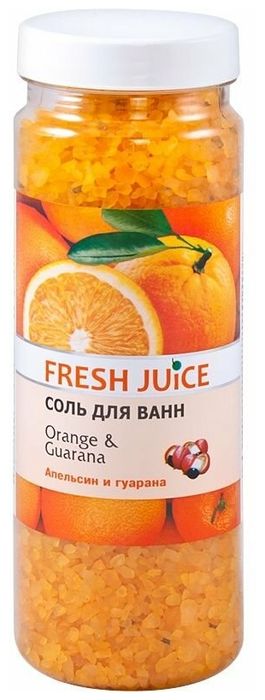 Соль для ванн Fresh Juice Orange & Guarana 700 г