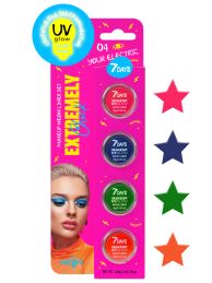 7DAYS EXTREMELY CHICK Набор графических лайнеров для макияжа UVglow Neon, тон 04 Your electric NEW