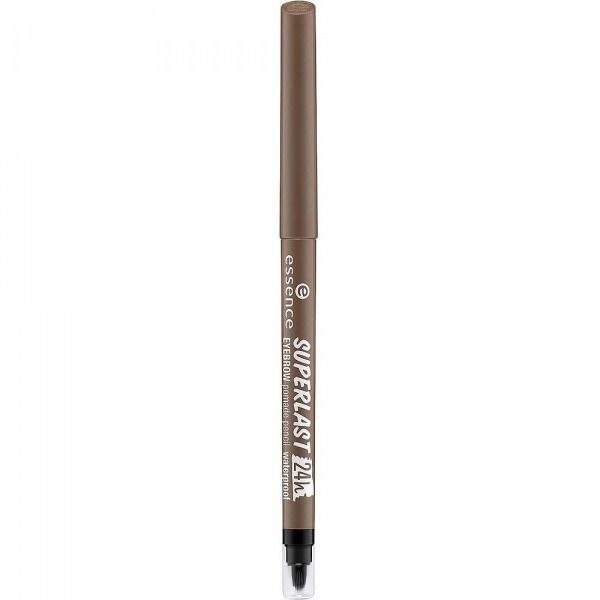 Помадка для бровей Essence "Superlast 24h Eye Brow Pomade Pencil Waterproof" с кистью и точилкой,  #30 dark brown