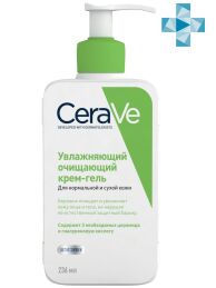 CeraVe Увлажняющий очищающий крем-гель для нормальной и сухой кожи лица и тела детей и взрослых 23