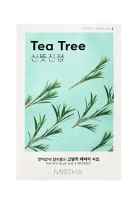 Тканевая Маска для лица с экстрактом чайного дерева Missha Airy Fit Sheet Mask Tea Tree 19 г
