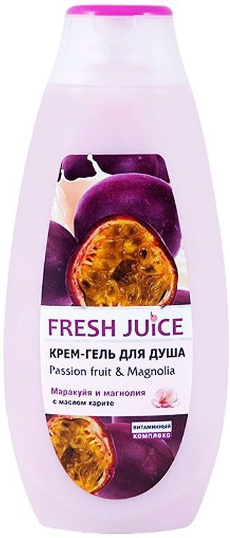 Fresh Juice Крем-гель для душа Passion Fruit & Magnolia 400мл