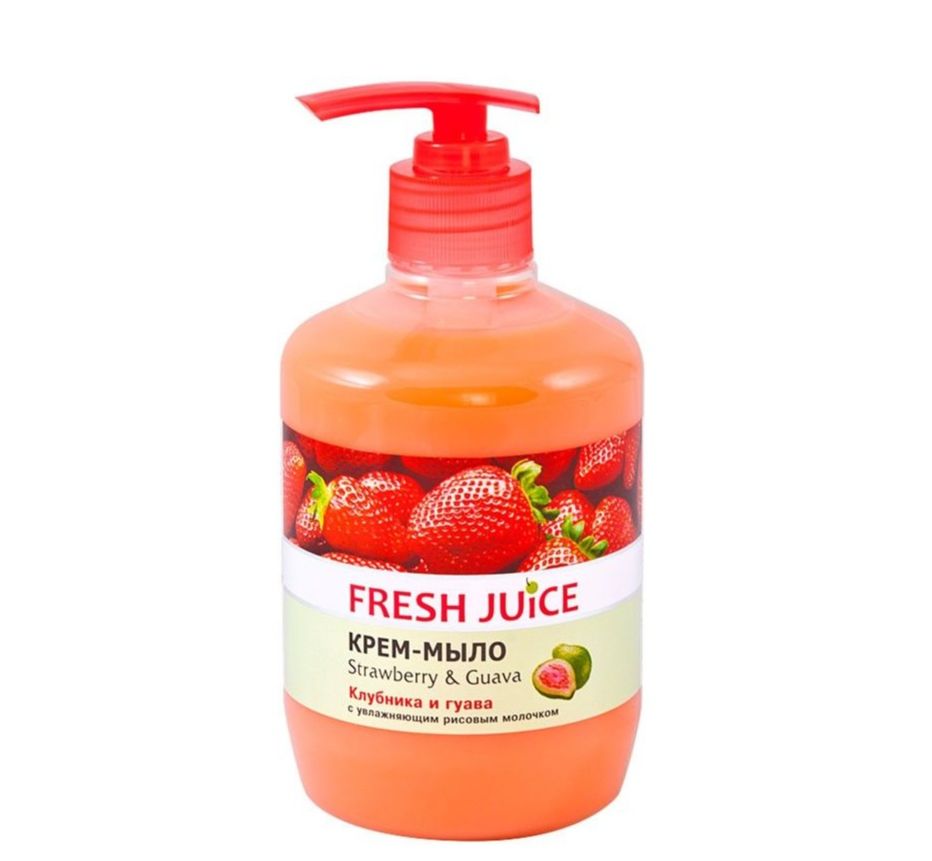 Крем-мыло Fresh Juice Strawberry & Guava 460 мл