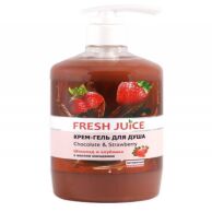 Fresh Juice Гель-крем для душа Chocolate & Strawberry 750 мл