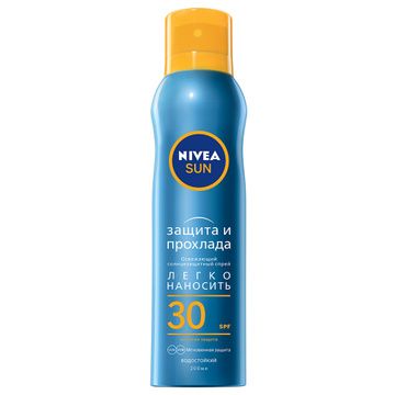 Nivea Солнцезащитный спрей Защита и Лёгкость SPF30 200 мл