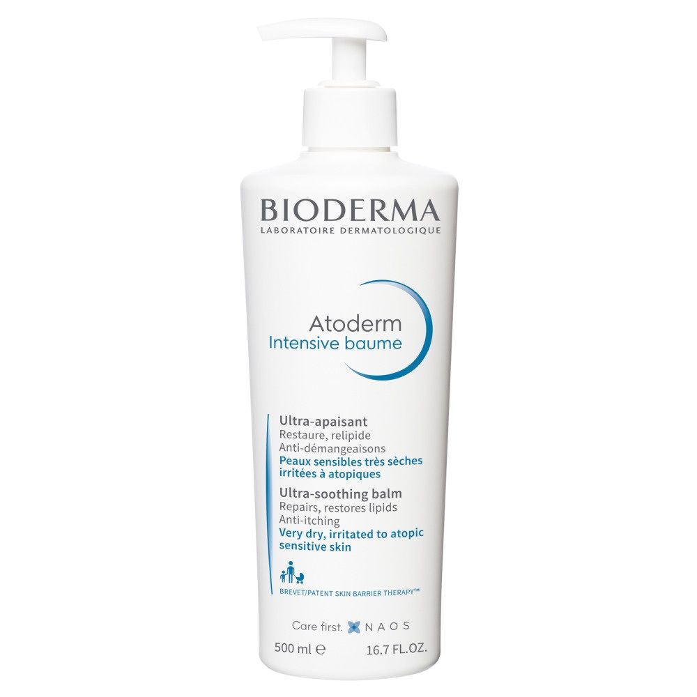Интенсивный крем-бальзам для сухой кожи Bioderma Atoderm intensive balm 500 мл