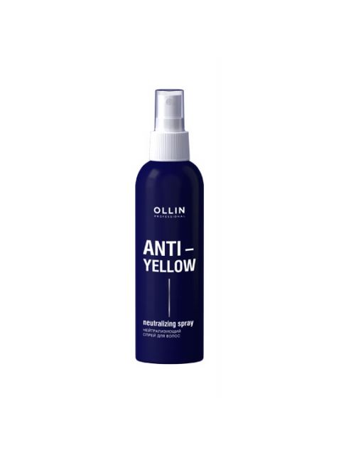 Нейтрализующий спрей для волос OLLIN Anti-Yellow neutralizing spray