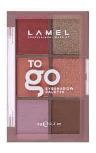 Набор теней для век Lamel To Go Eyeshadow Palette № 404