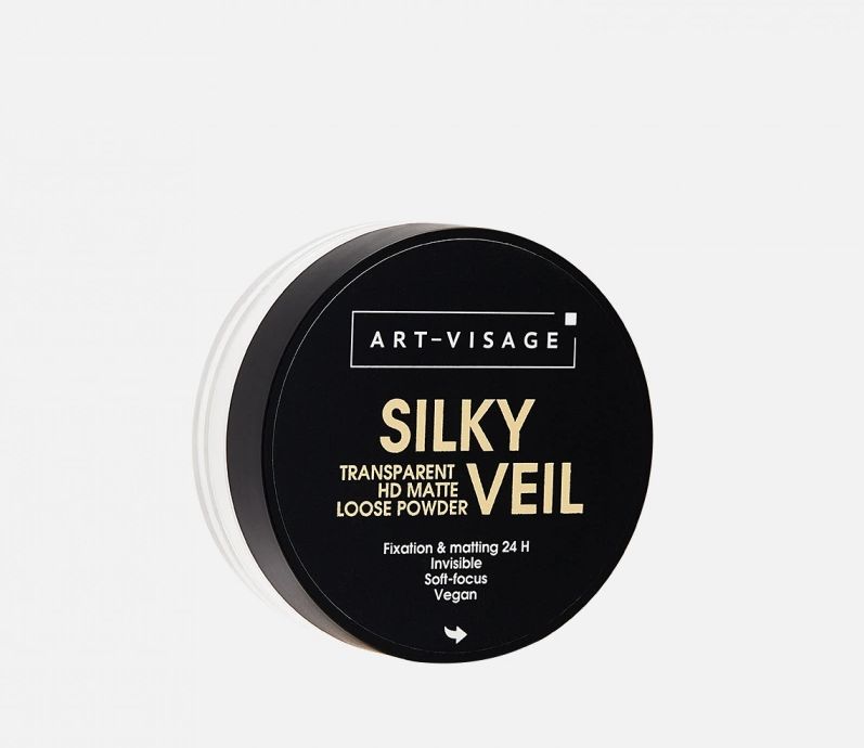 Пудра рассыпчатая Art-Visage Silky Veil 301 финишная прозрачная