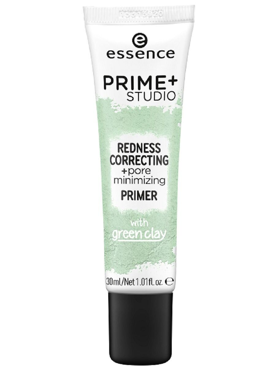 Праймер для лица essence prime+ studio redness correcting + pore minimizing prim