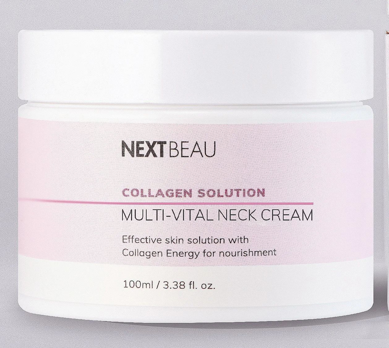 Крем для шеи коллаген 100 мл nextbeau collagen solution multi-vital neck cream
