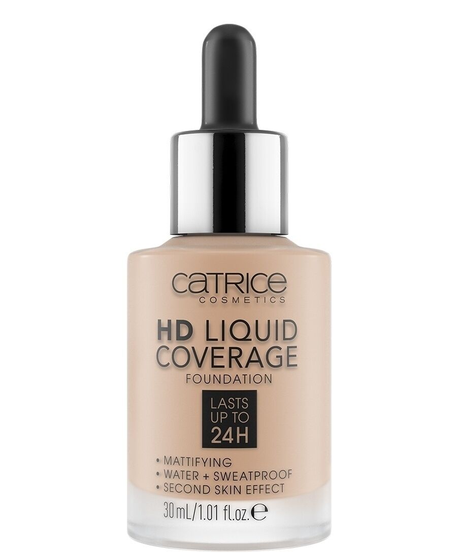 Основа для лица Catrice HD Liquid Coverage Foundation жидкая, тональная #020 Rose B