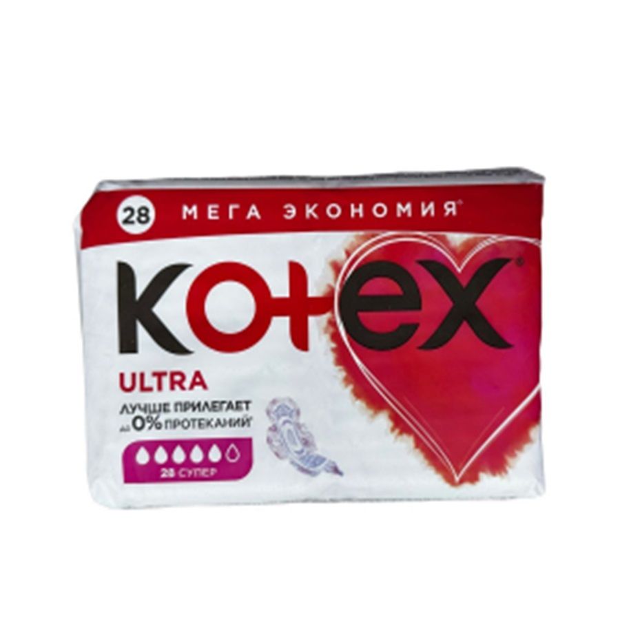 Прокладки Kotex Ultra Net Quadro Super 28 шт