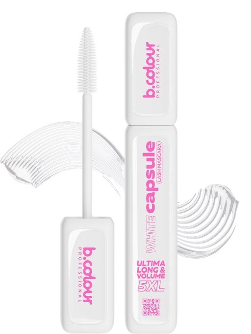 Тушь для ресниц белая суперстойкая /7days b.colour pro capsule 02 5XL white, 6 мл